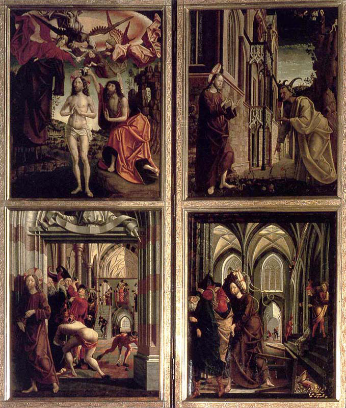 Saint Wolfgang Altarpiece-Scenes from the Life of Christ-one